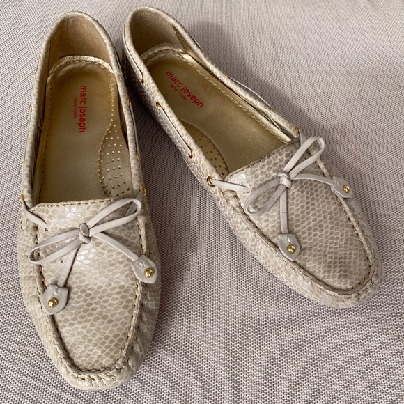 MARC JOSEPH Snakeskin “Cypress Hill” Driving Loafers - Picture 2 of 13